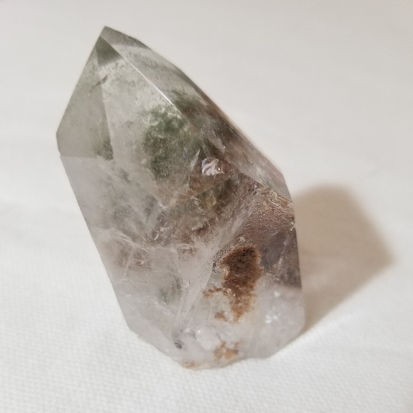 Clear Quartz with Chlorite from Brazil - Picture 3 of 7